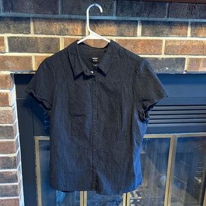 EUC Prana Dark Gray Short Sleeve Shirt